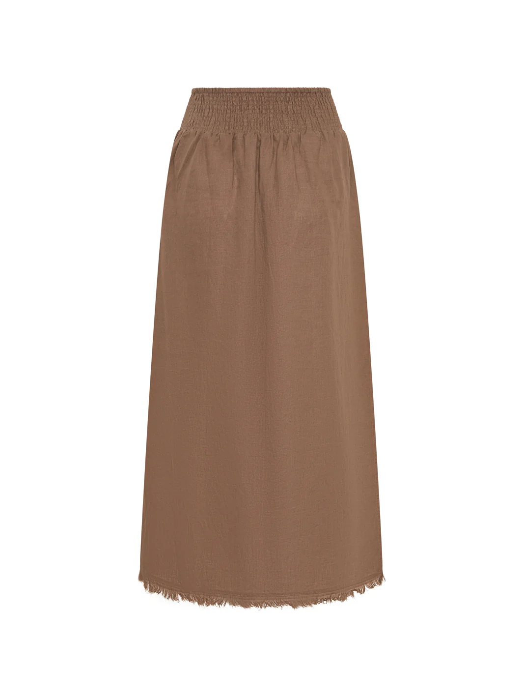 Aurora French Linen Skirt Cinnamon - Image 8