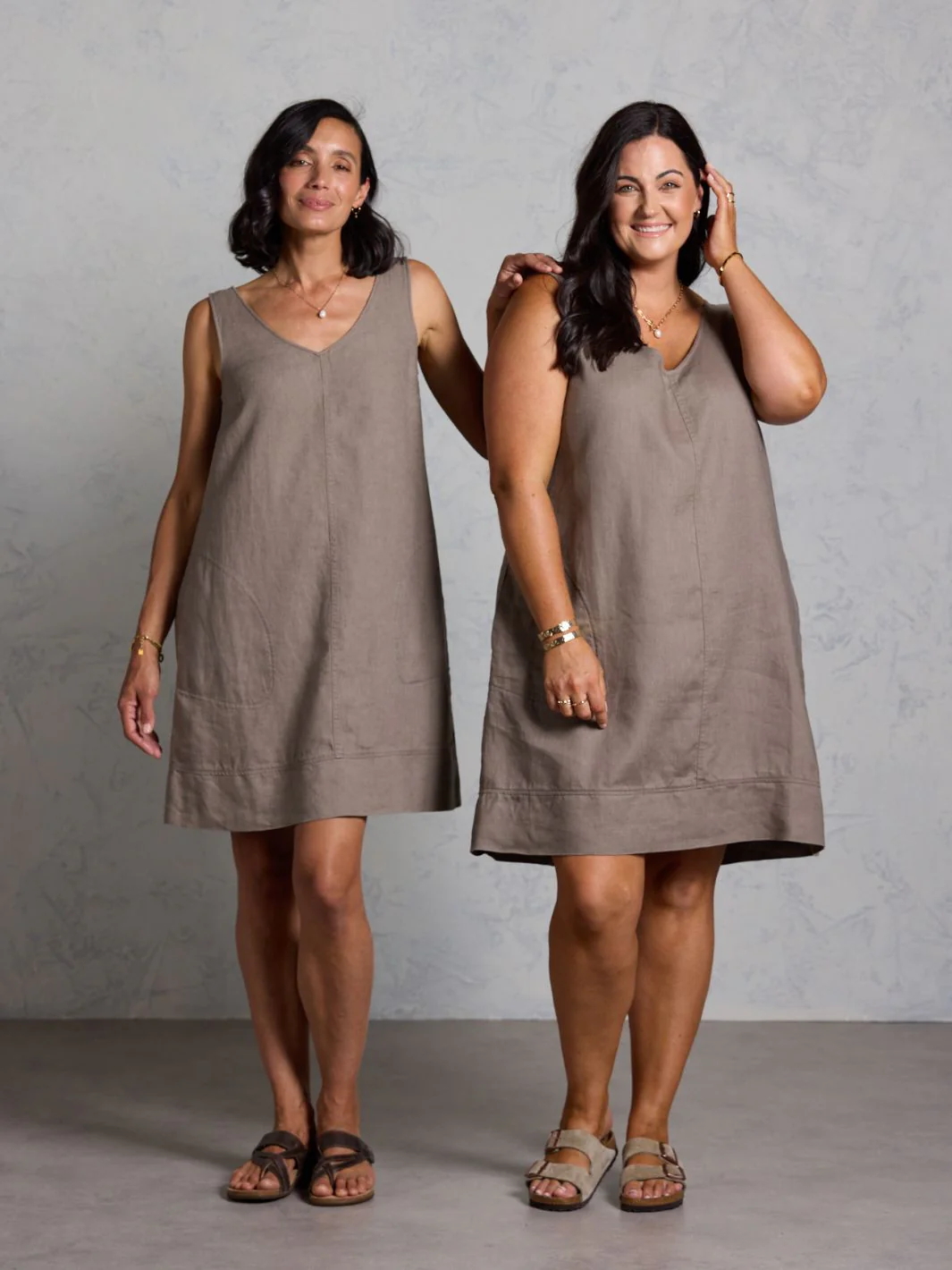 Beachcomber French Linen Dress Elm - Image 6