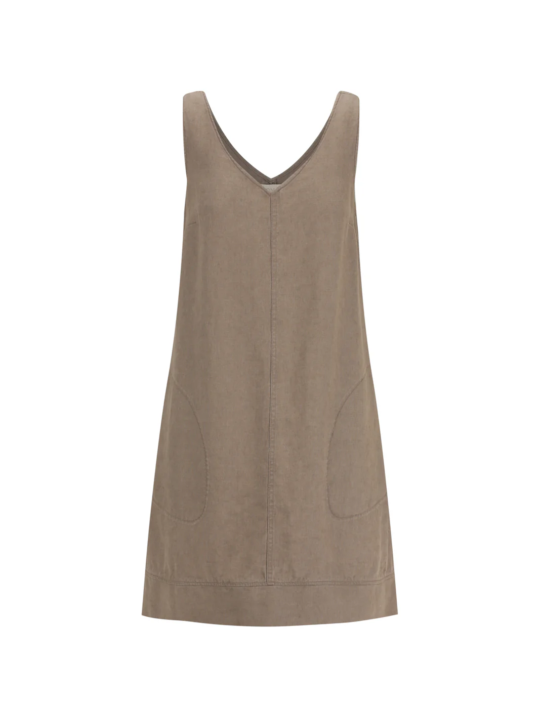 Beachcomber French Linen Dress Elm - Image 7