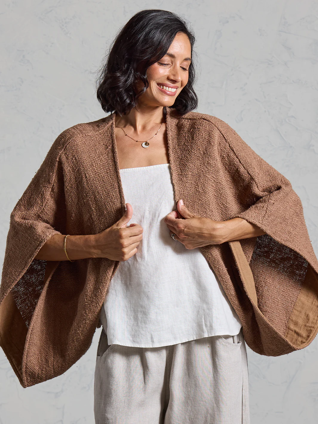 Bloom Cotton Shrug Desert Sand - Image 5