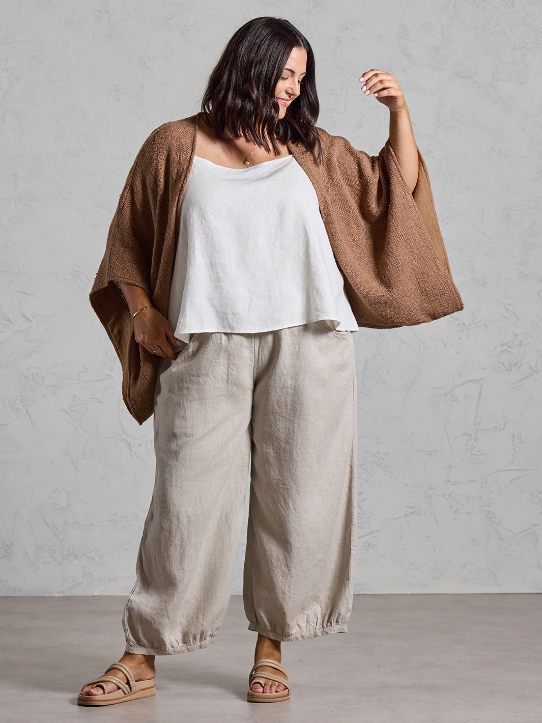 Bloom Cotton Shrug Desert Sand - Image 9
