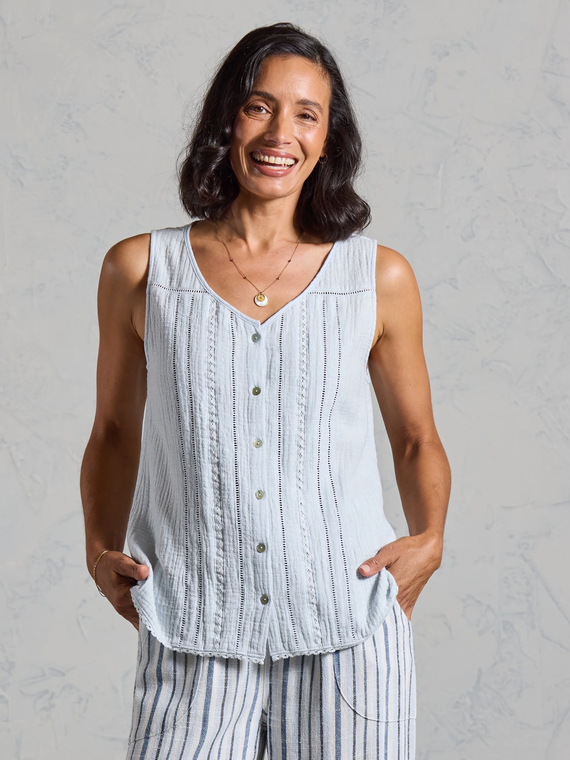 Ceres Cotton Top Serene Blue - Image 3