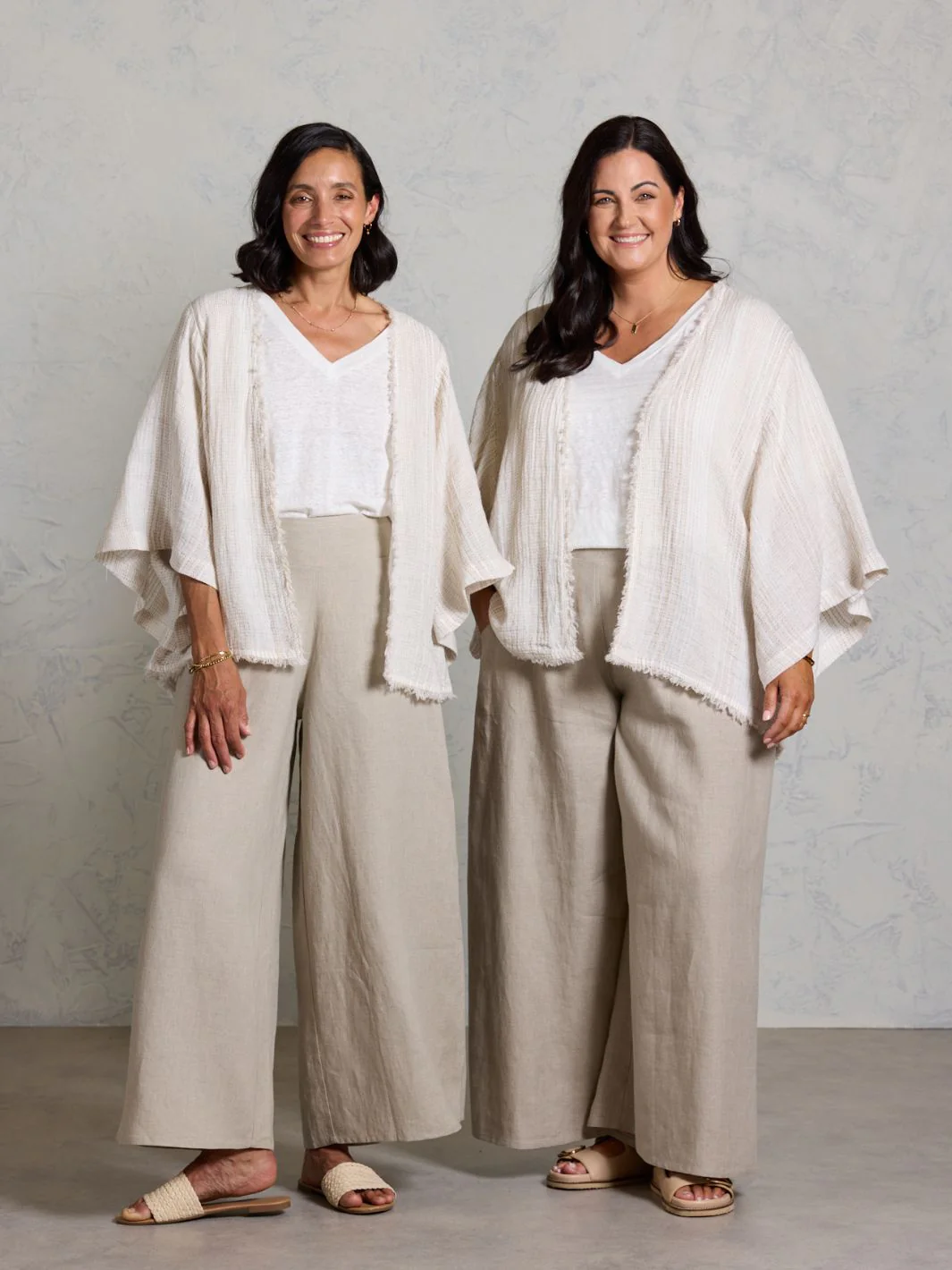 Coastal French Linen Shrug Sand Dune - Image 9