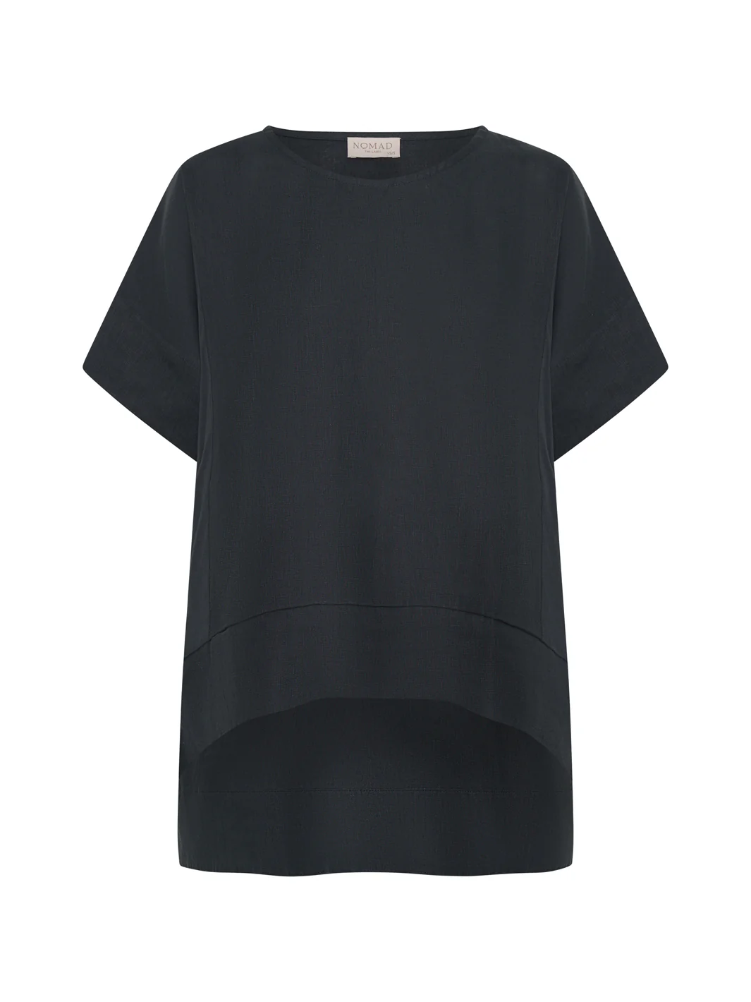 Costa French Linen and Cotton Top Charcoal - Image 10