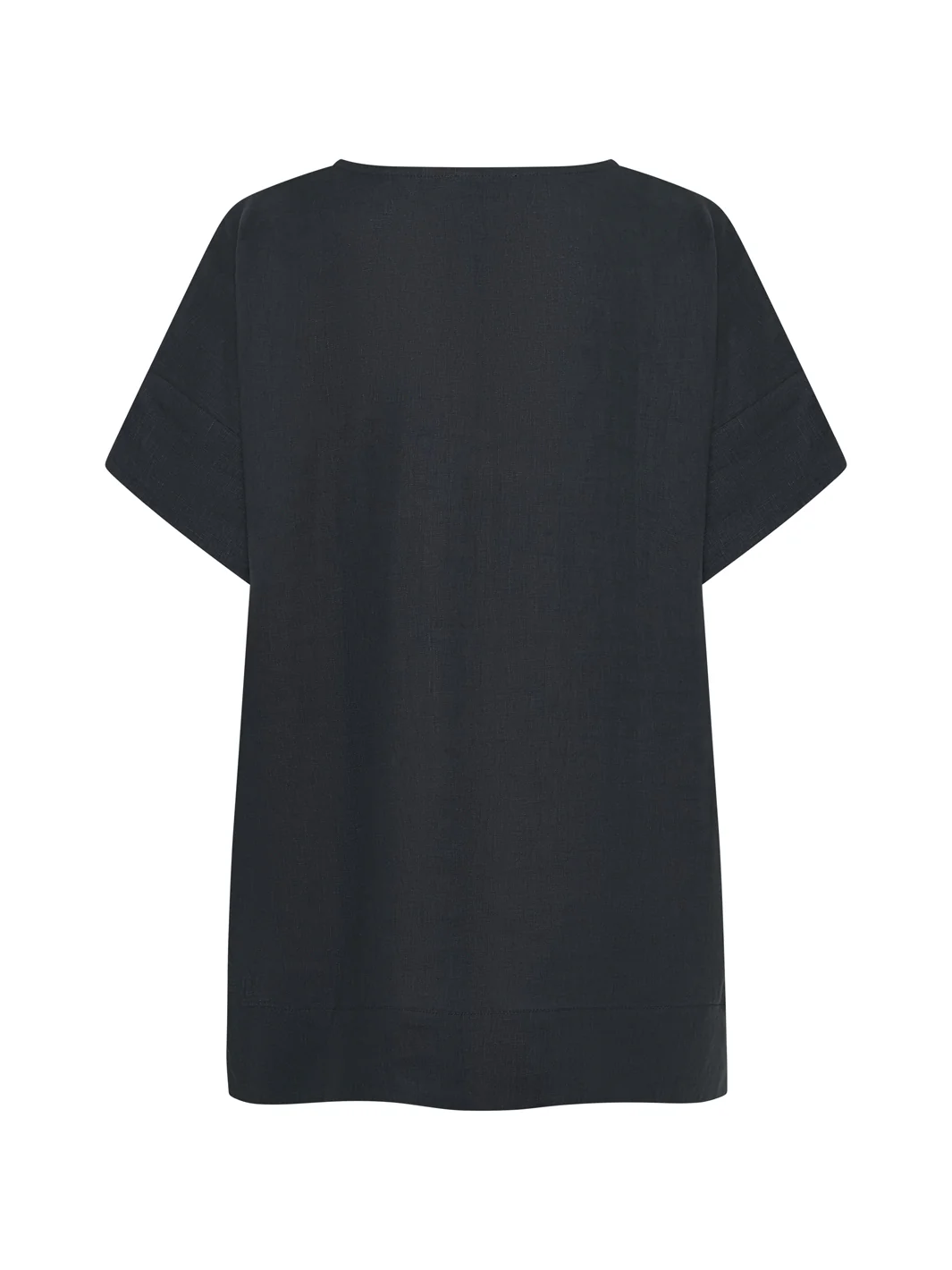 Costa French Linen and Cotton Top Charcoal - Image 11