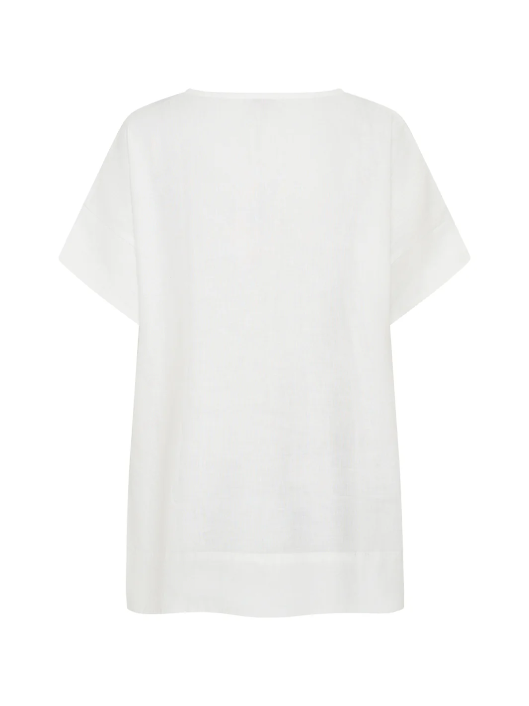 Costa French Linen and Cotton Top White - Image 8