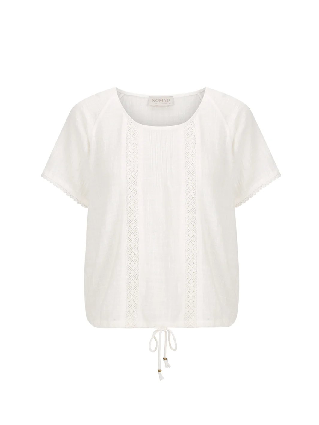 Daisy Cotton Blouse Ivory - Image 10