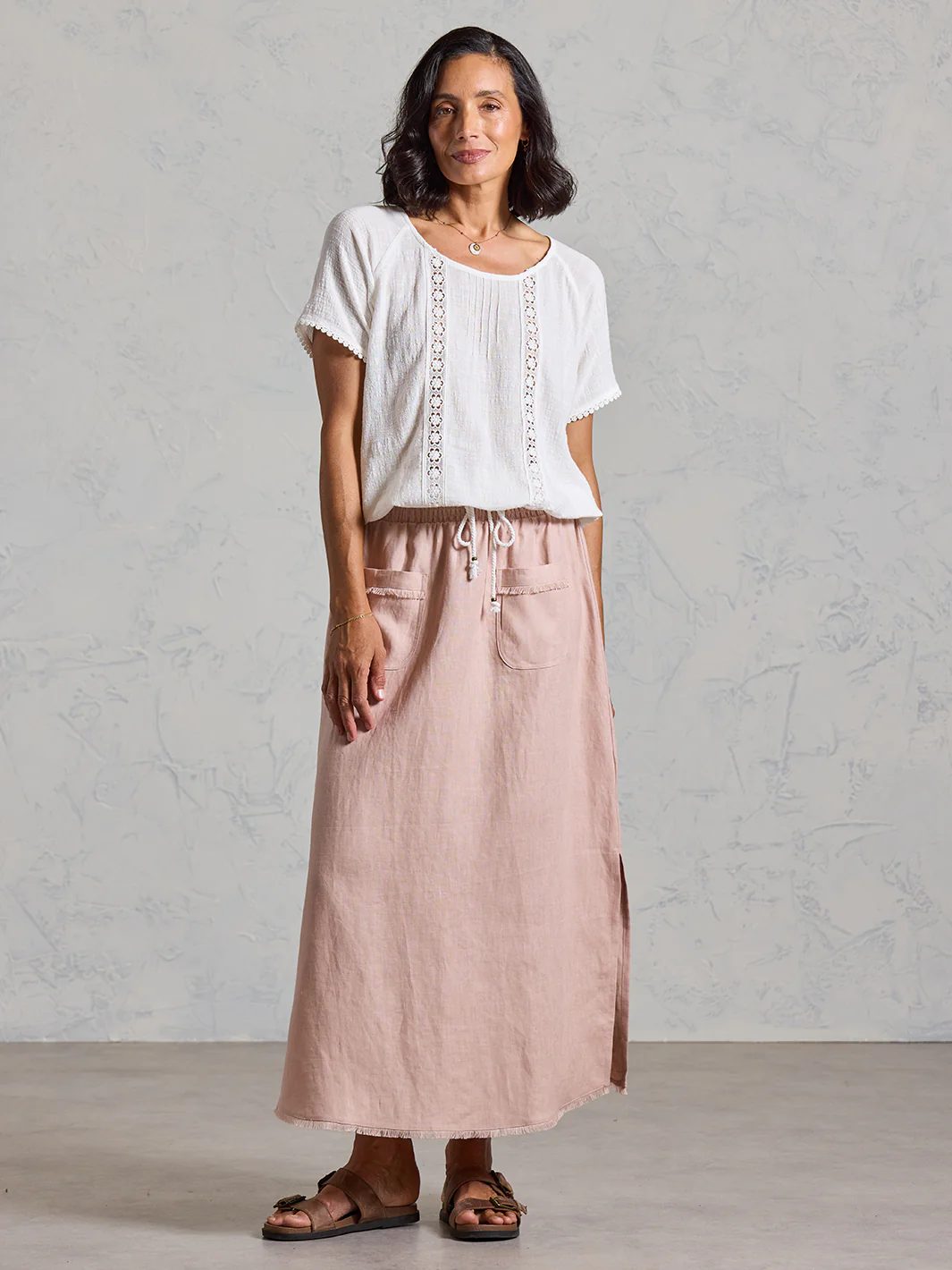 Daisy Cotton Blouse Ivory - Image 8
