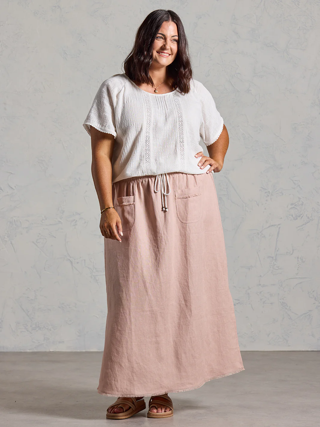 Daisy Cotton Blouse Ivory - Image 9