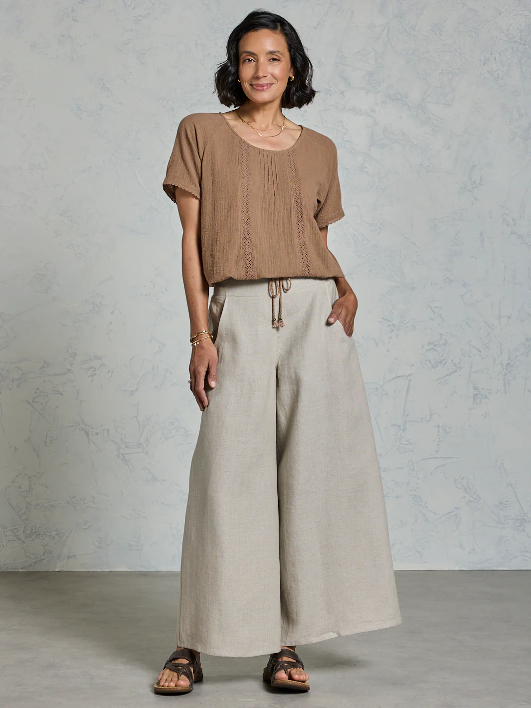 Daisy Cotton Blouse Cinnamon - Image 4