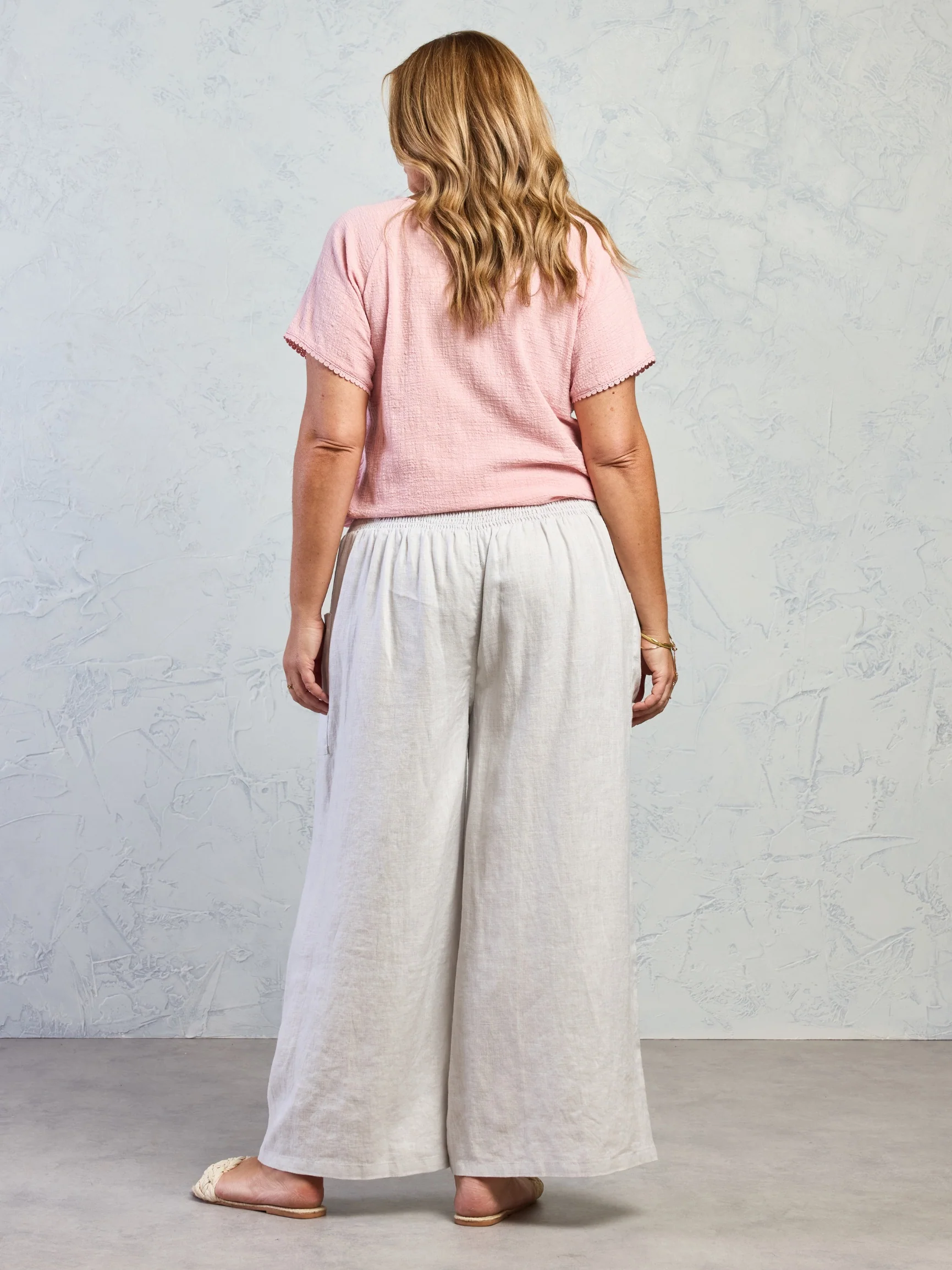 Daisy Cotton Blouse Dusty Pink - Image 7