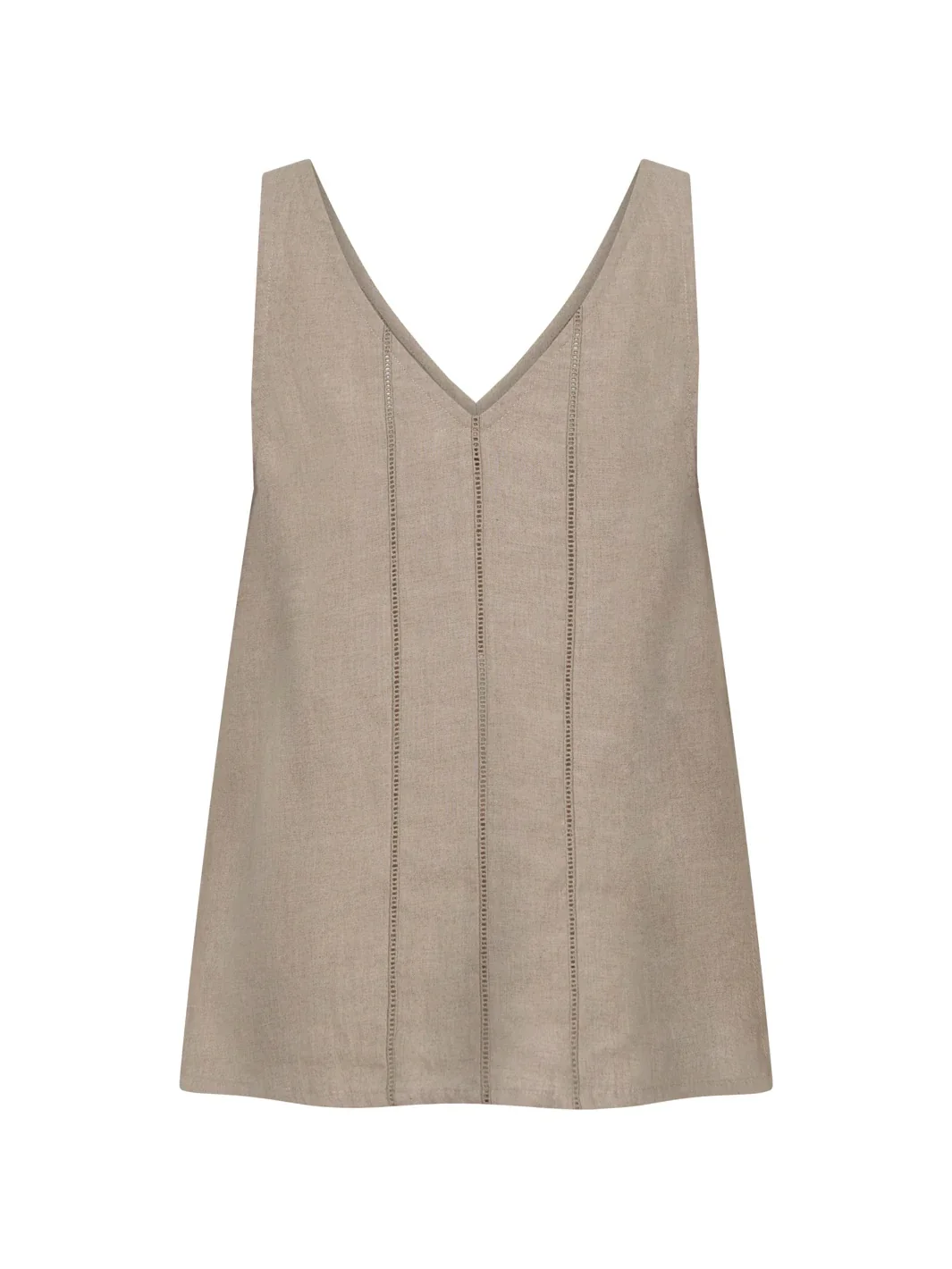 Giana French Linen Top Almond - Image 10