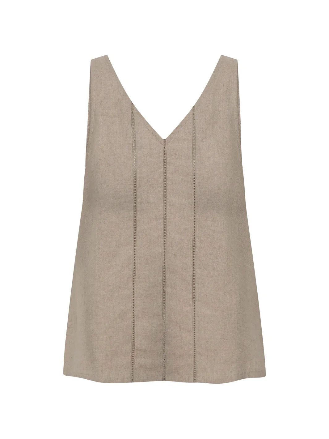 Giana French Linen Top Almond - Image 9