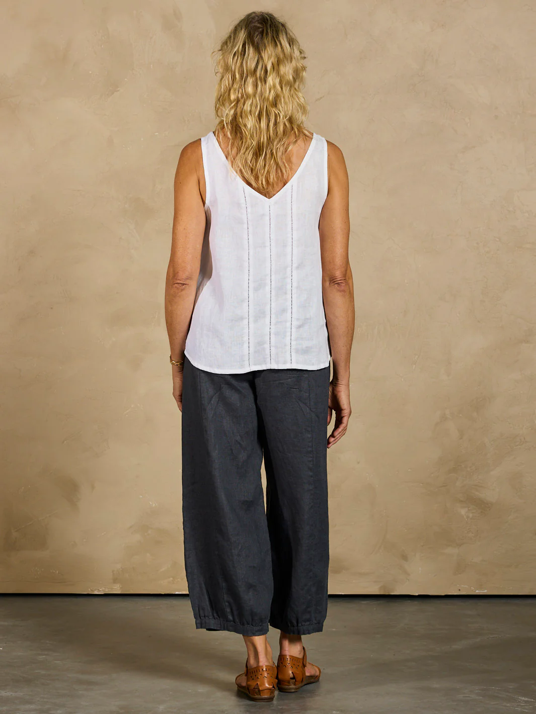 Giana French Linen Top White - Image 6