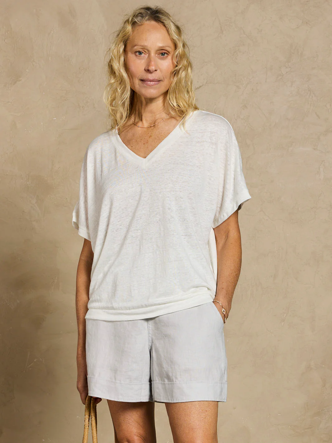 Iris Jersey T-Shirt Coconut - Image 3