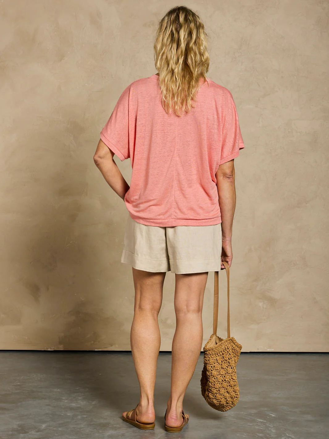 Iris Jersey T-Shirt Dusty Coral - Image 4