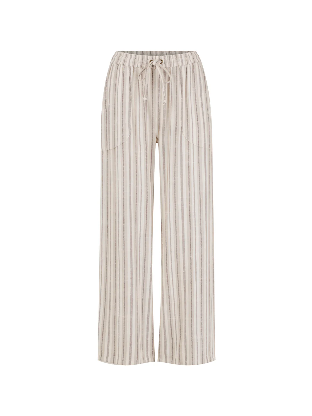 Jolie Linen Blend Pants Driftwood - Image 8