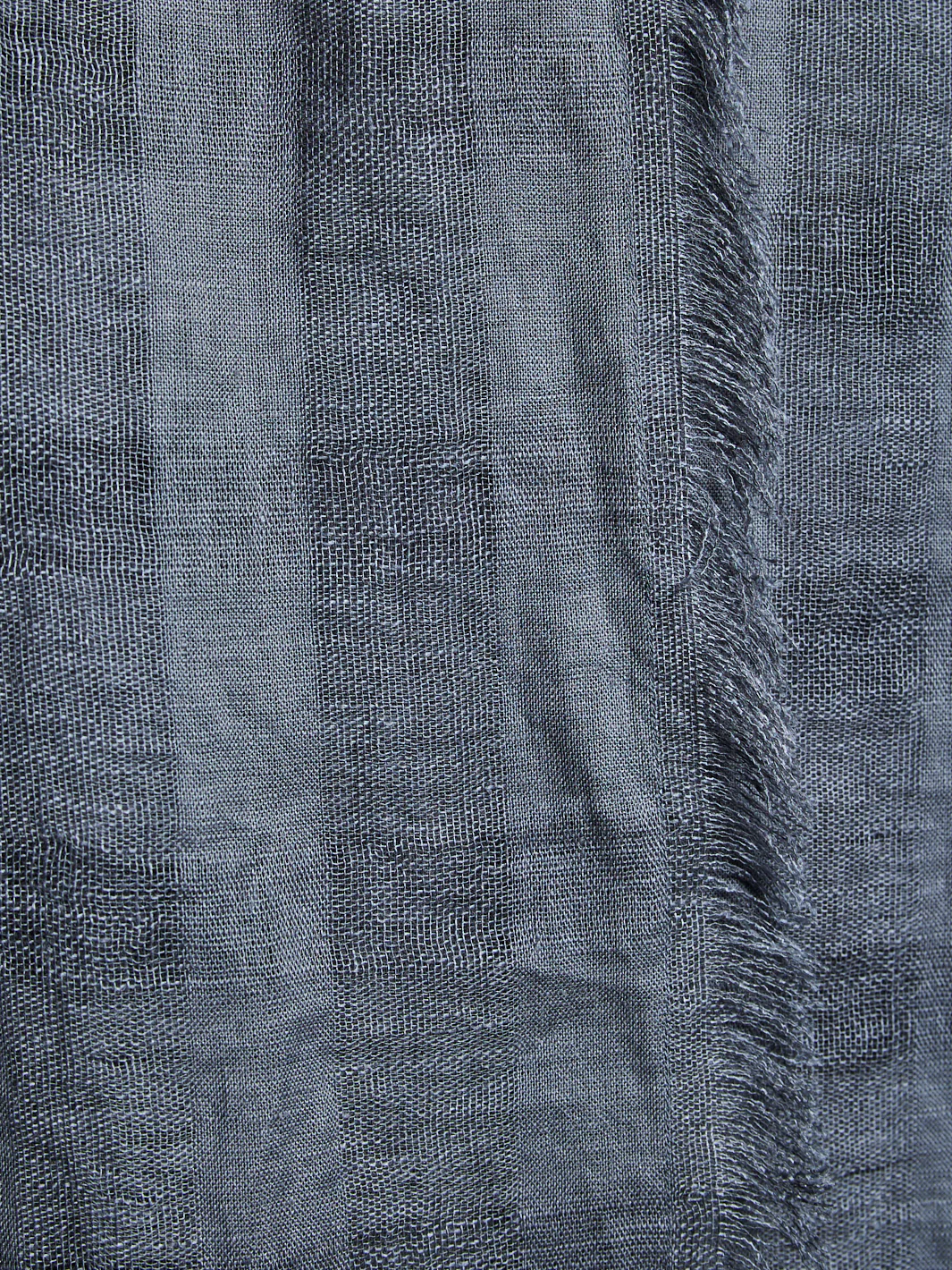 Kiama French Linen Scarf Charcoal - Image 4