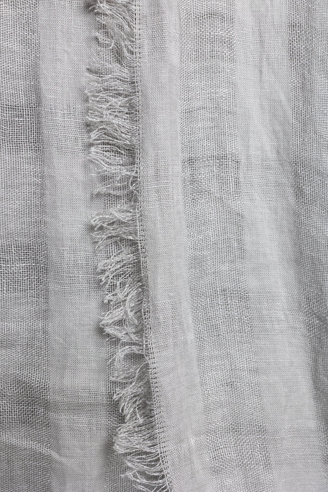 Kiama French Linen Scarf Fog - Image 3