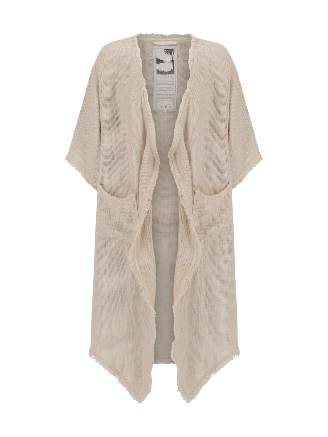 Laguna French Linen Kimono Natural - Image 9