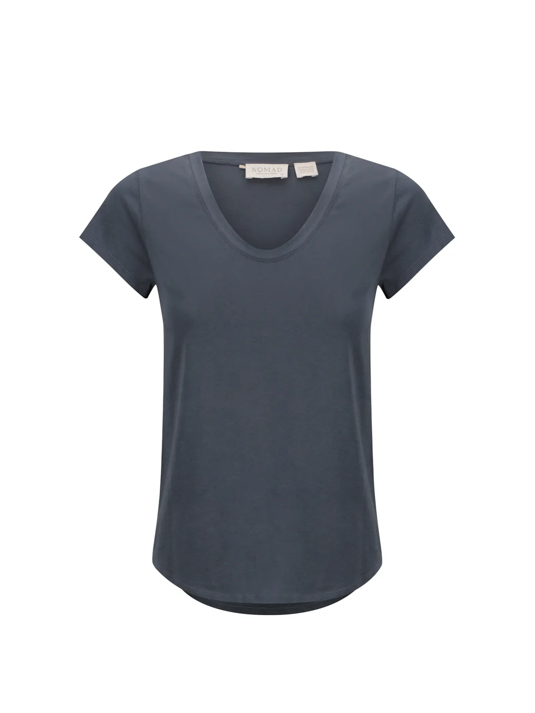 Leura Cotton T-Shirt Charcoal - Image 7