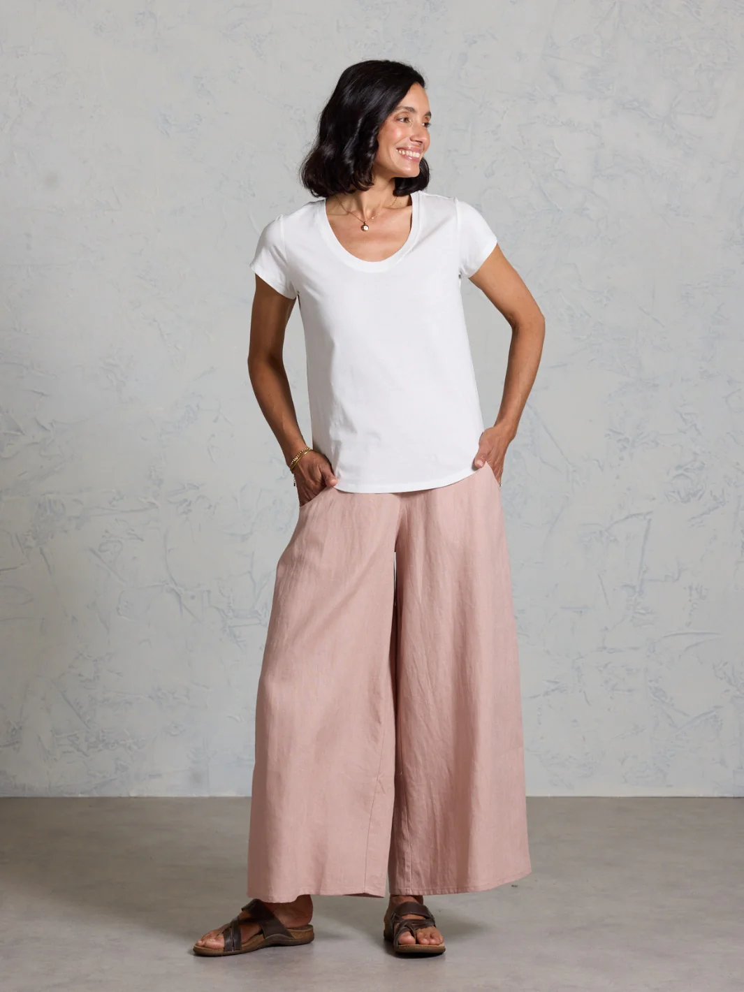Leura Cotton T-Shirt Coconut - Image 3