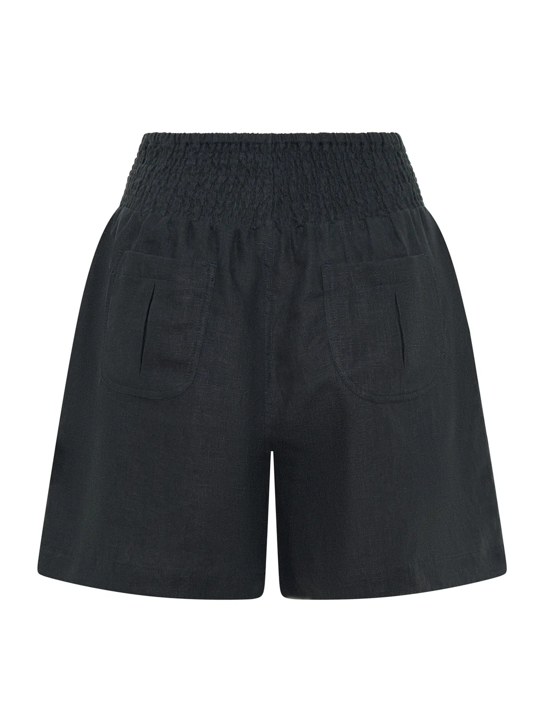 Mae French Linen Shorts Charcoal - Image 7