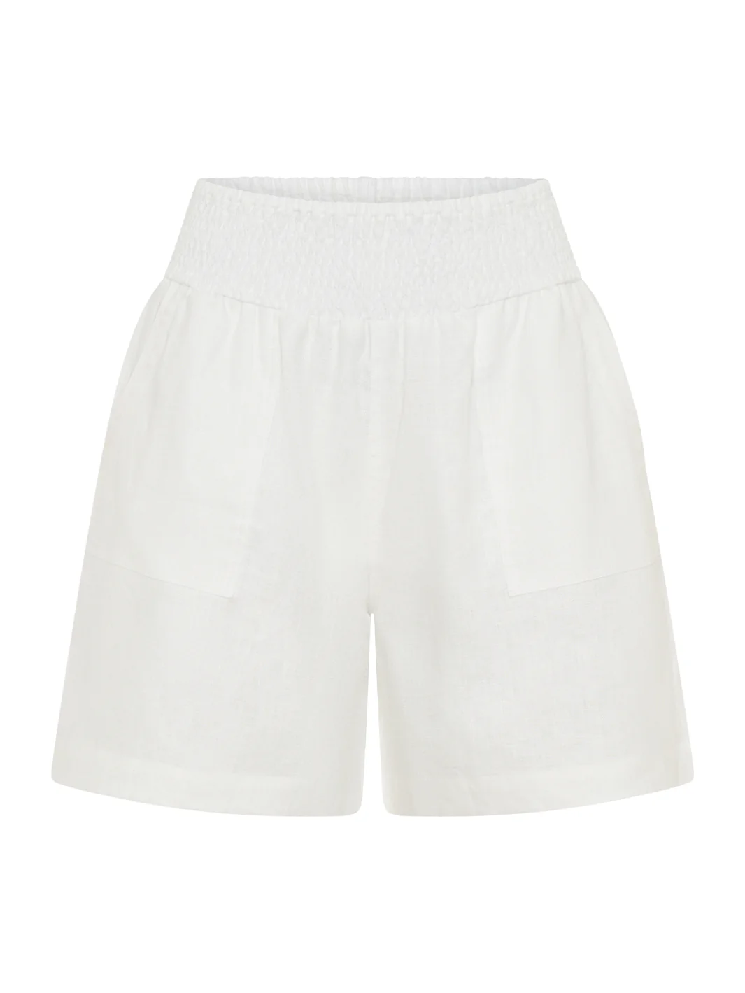 Mae French Linen Shorts White - Image 5
