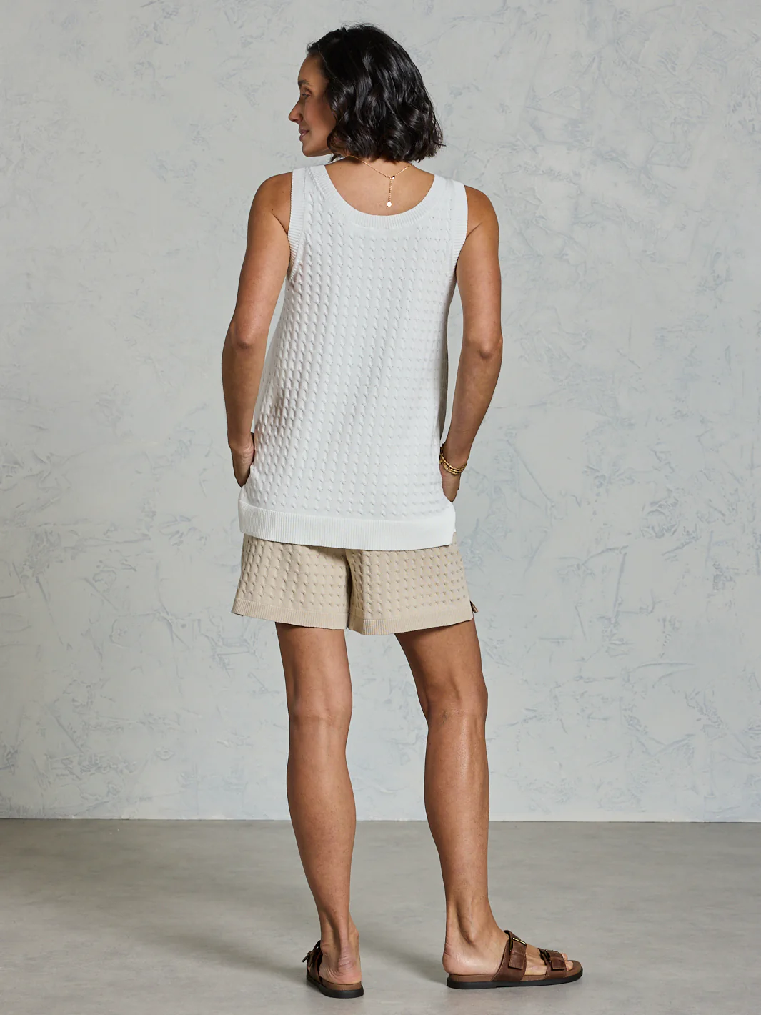 Matilda Cotton Knit Top Coconut - Image 5
