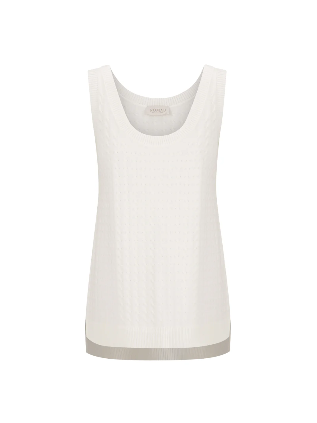 Matilda Cotton Knit Top Coconut - Image 7