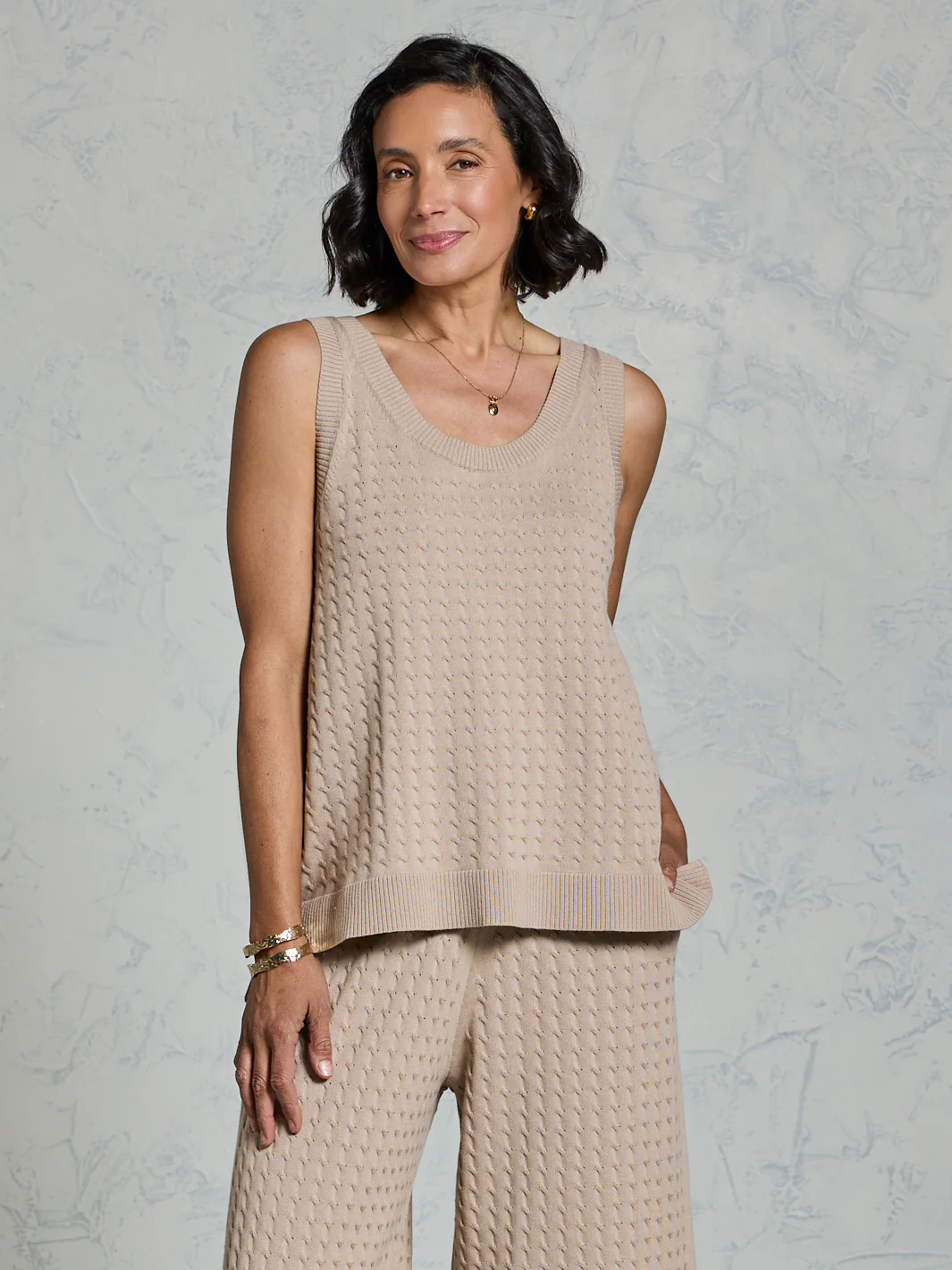 Matilda Cotton Knit Top Tuffet - Image 3