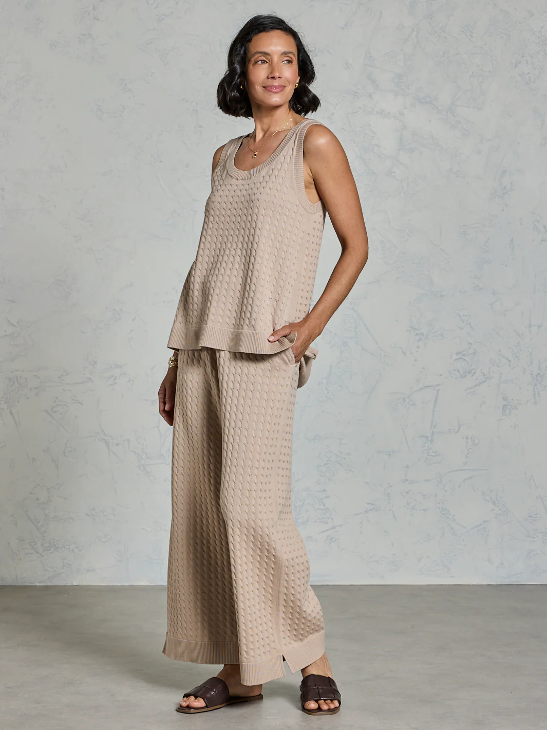 Matilda Cotton Knit Top Tuffet - Image 4