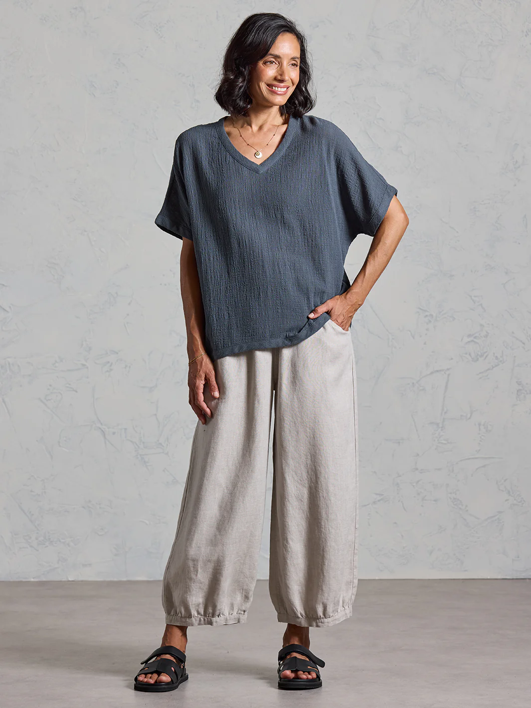 Montego Cotton Top Charcoal - Image 5