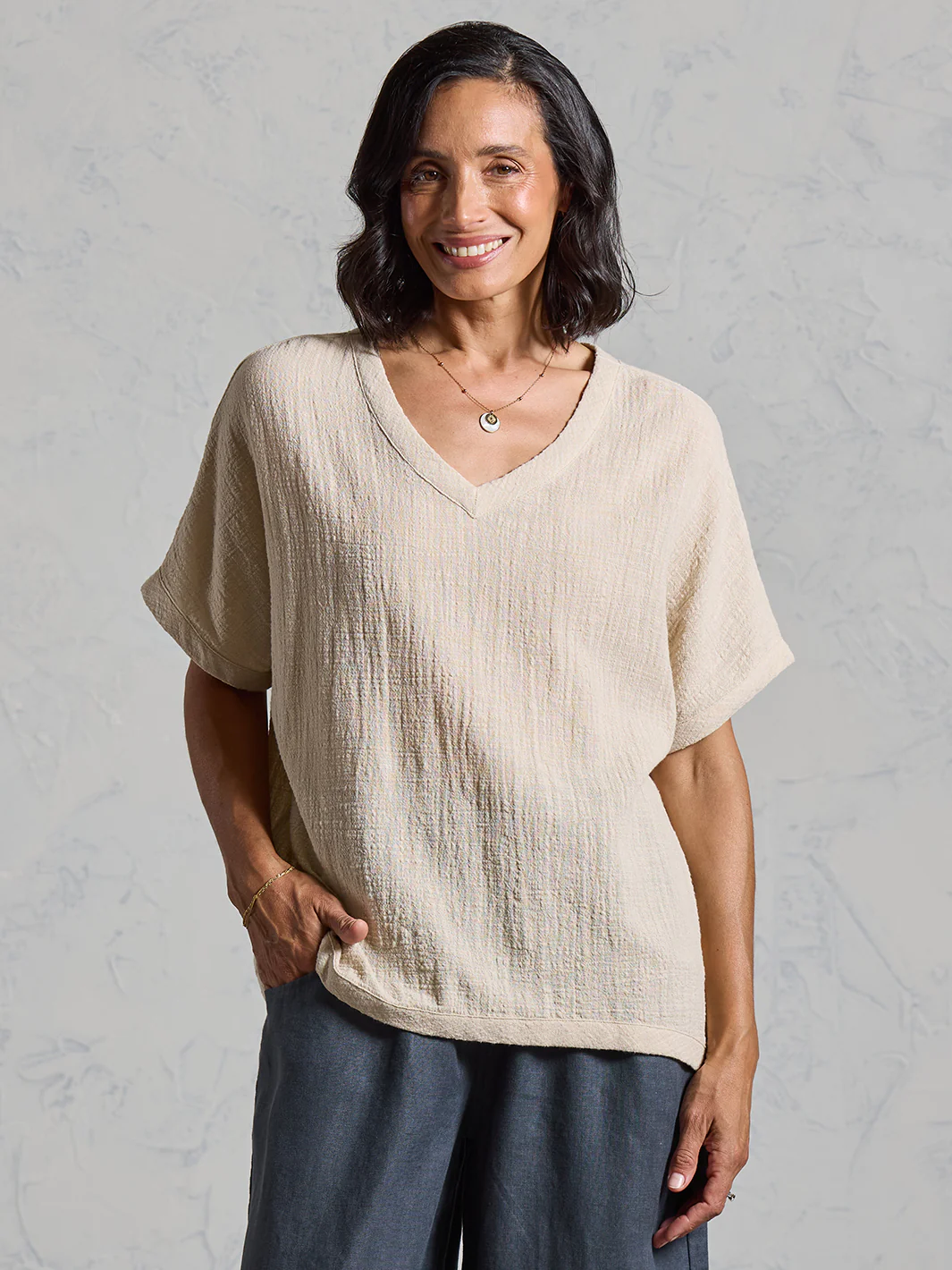 Montego Cotton Top Stone - Image 3