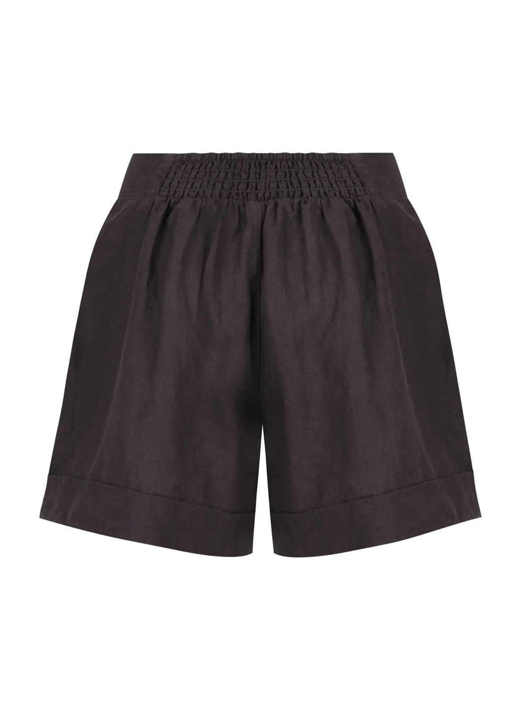 Paros French Linen Shorts Charcoal - Image 6