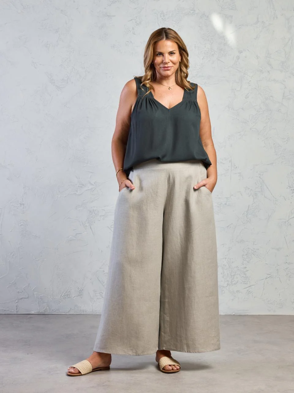 Portillo French Linen Pants Flax - Image 5