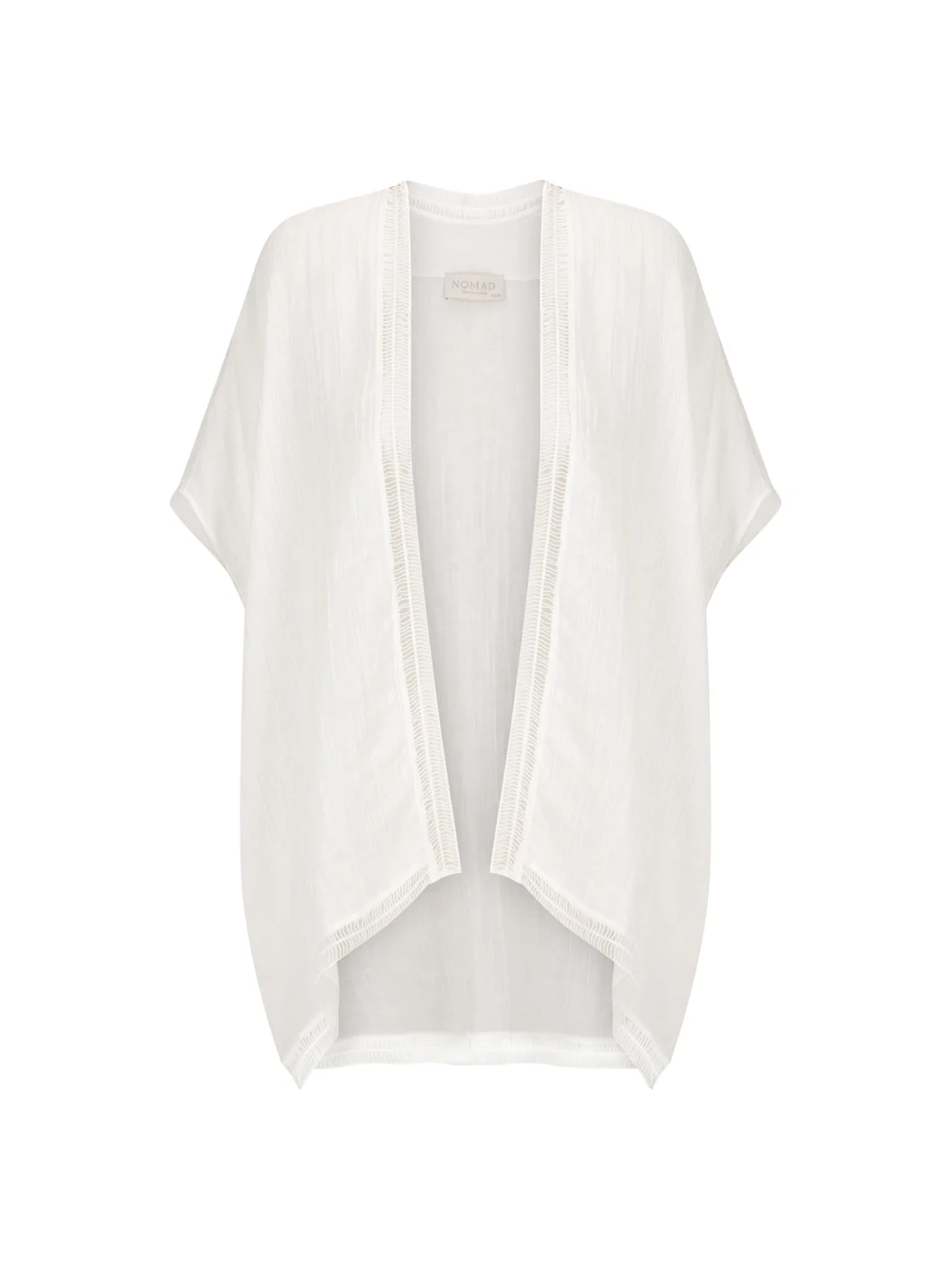 Rhea French Linen Kimono Coconut - Image 5