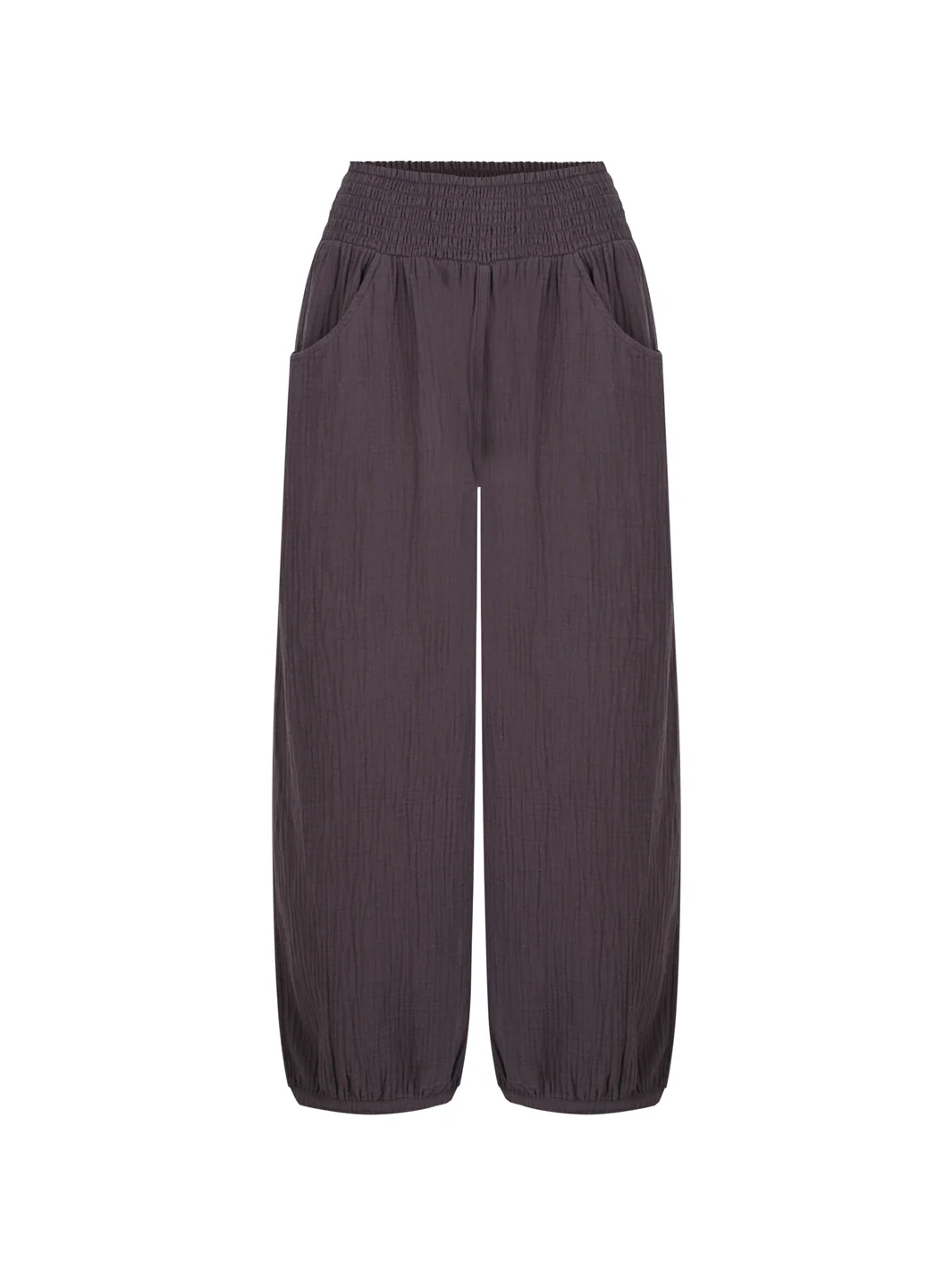 Sadhu Cotton Pants Charcoal - Image 6