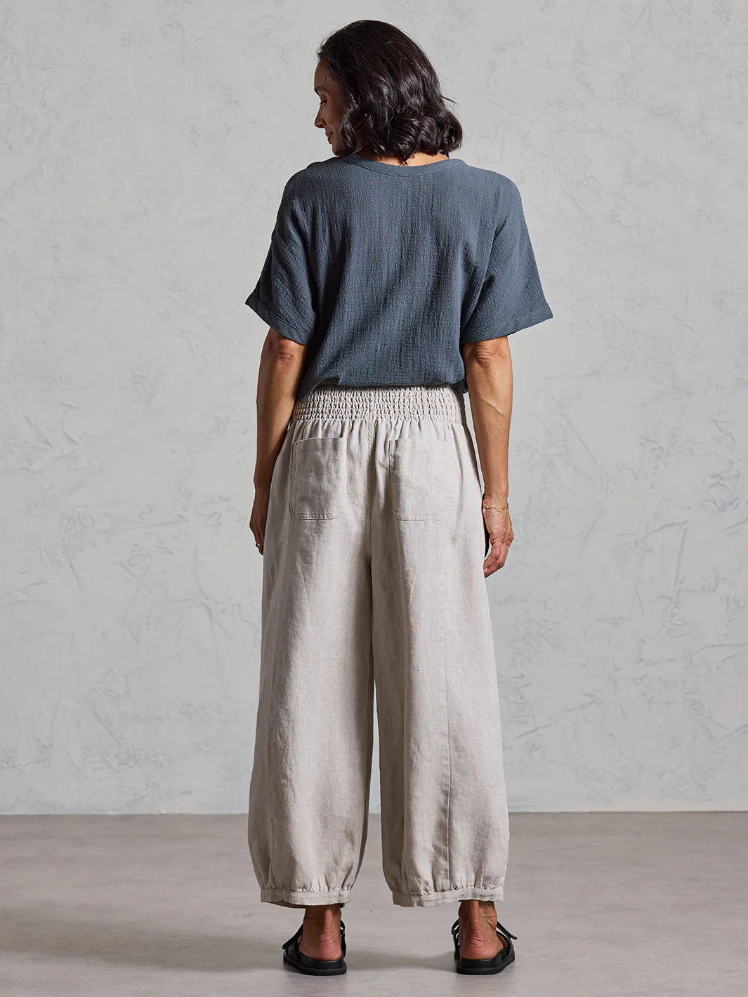 Sadhu French Linen Pants Flax - Image 5