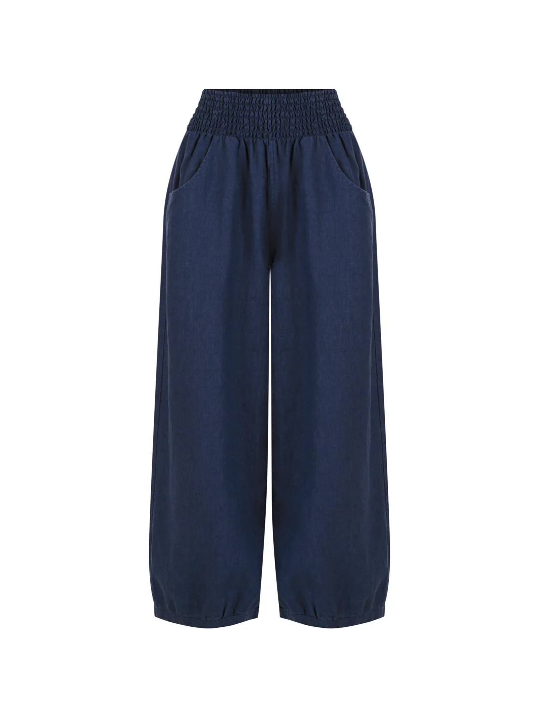 Sadhu French Linen Pants Navy - Image 7