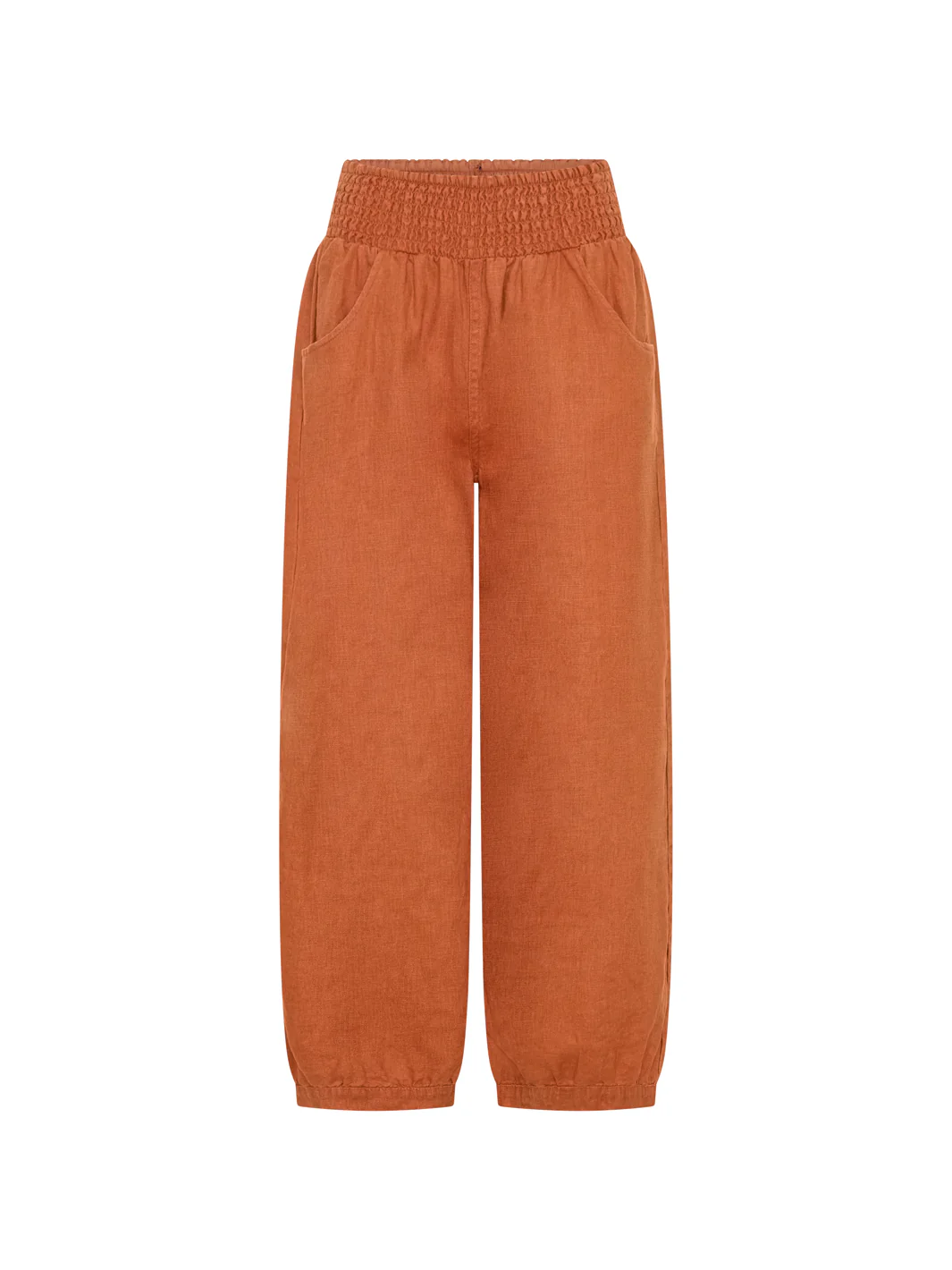 Sadhu French Linen Pants Rust - Image 5