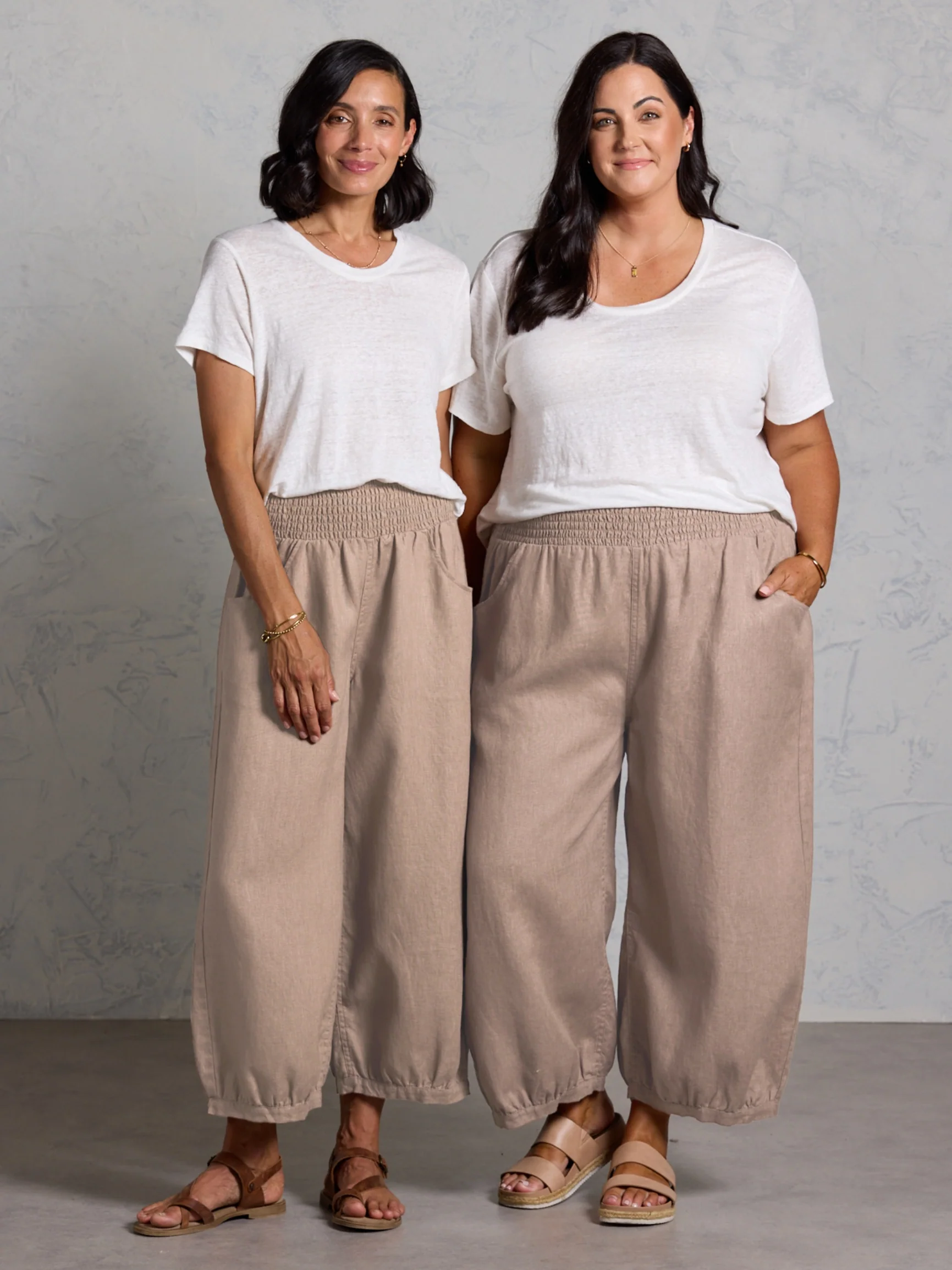 Sadhu French Linen Pants Tuffet - Image 4