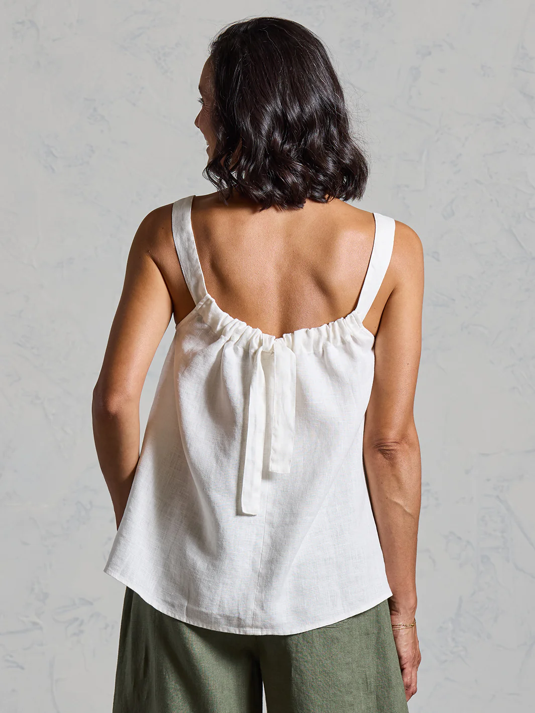 Soella French Linen Top Coconut - Image 5