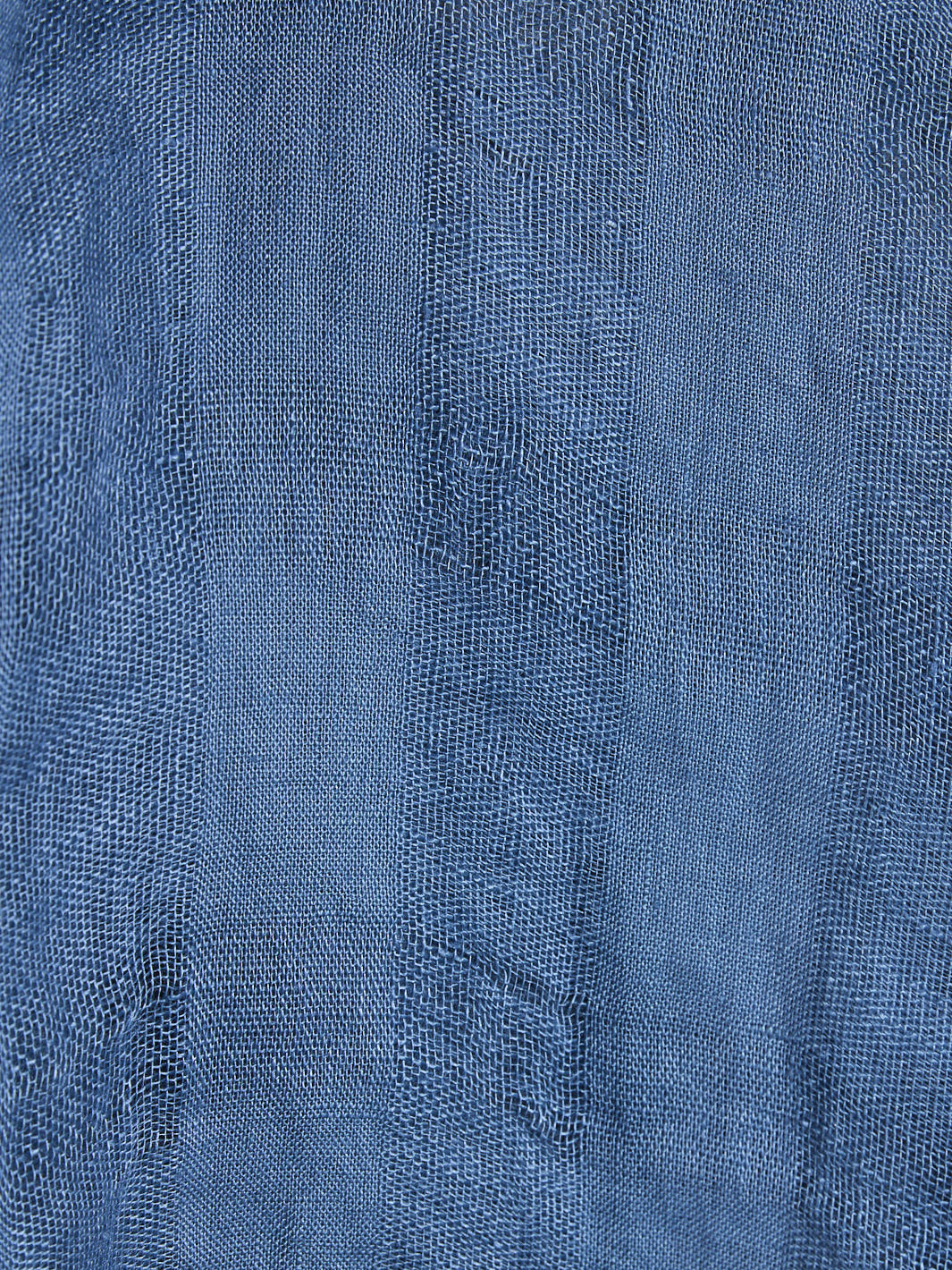 Sofi French Linen Scarf Aegean Blue - Image 6