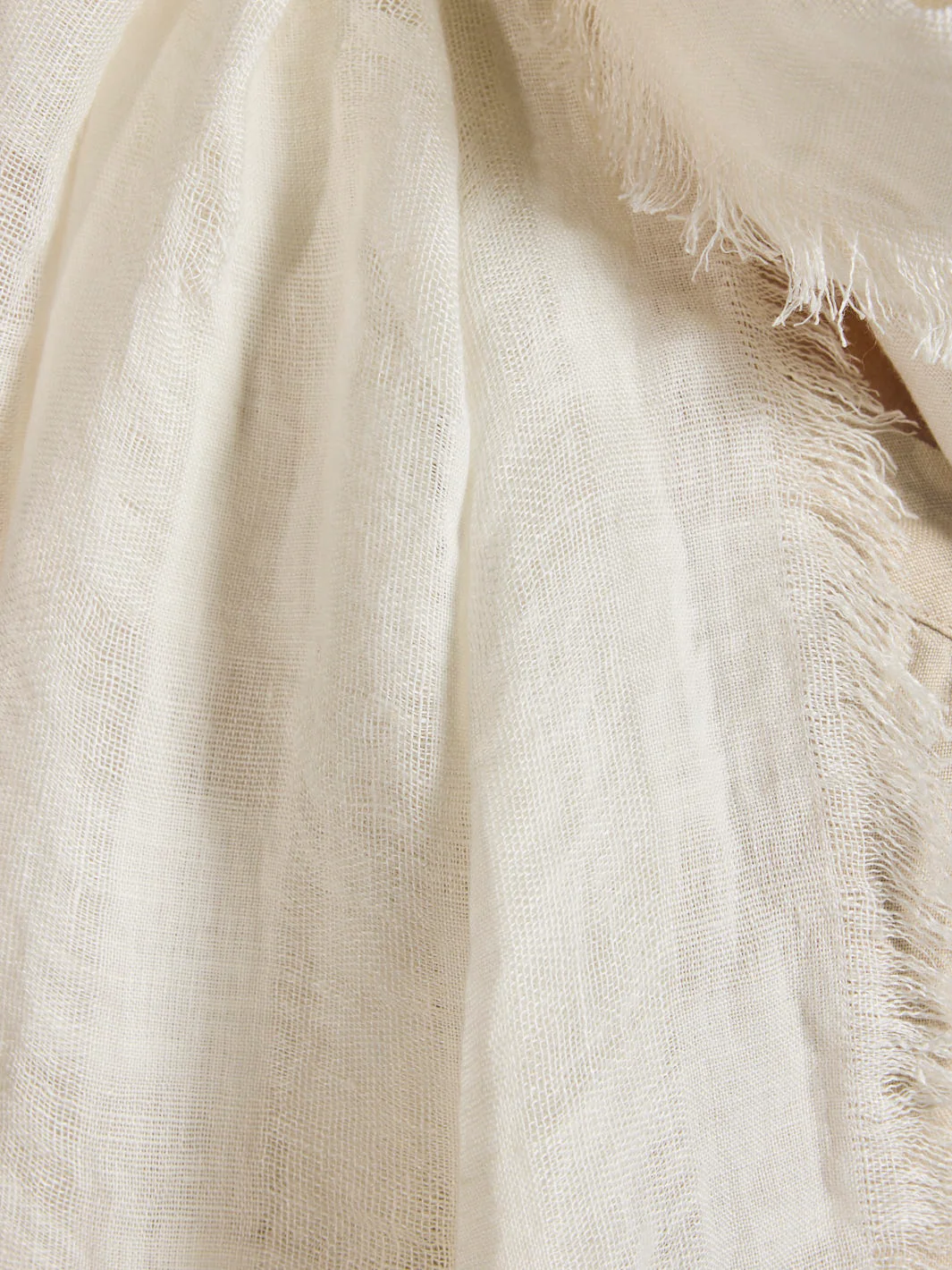 Sofi French Linen Scarf Coconut - Image 6