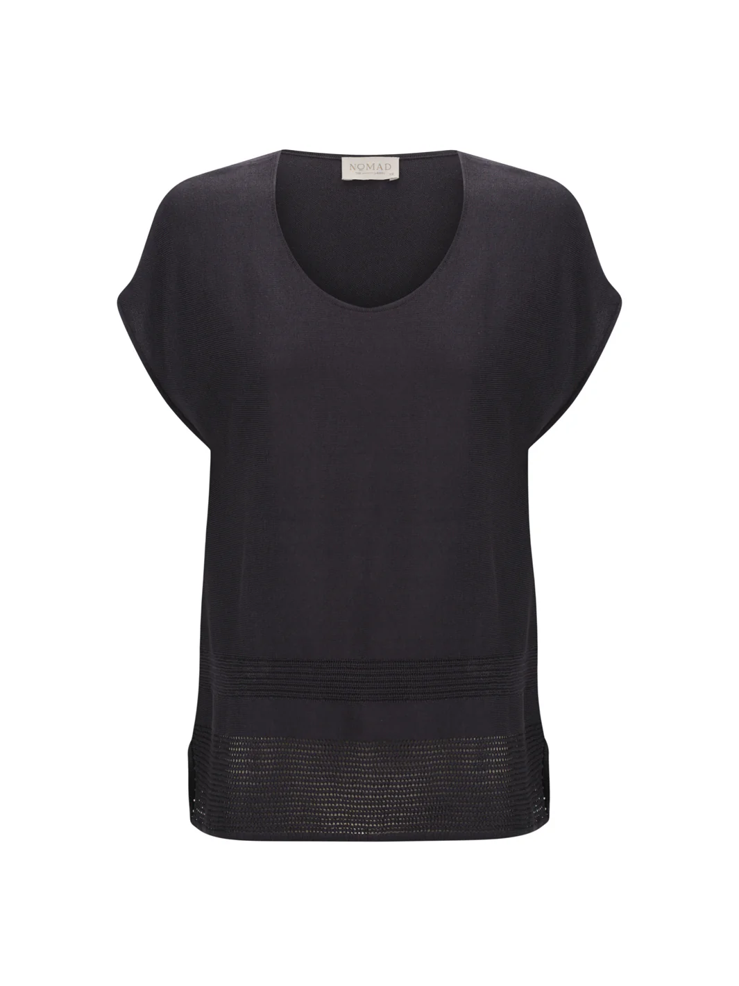 Sundown Cotton Knit Top Charcoal - Image 7