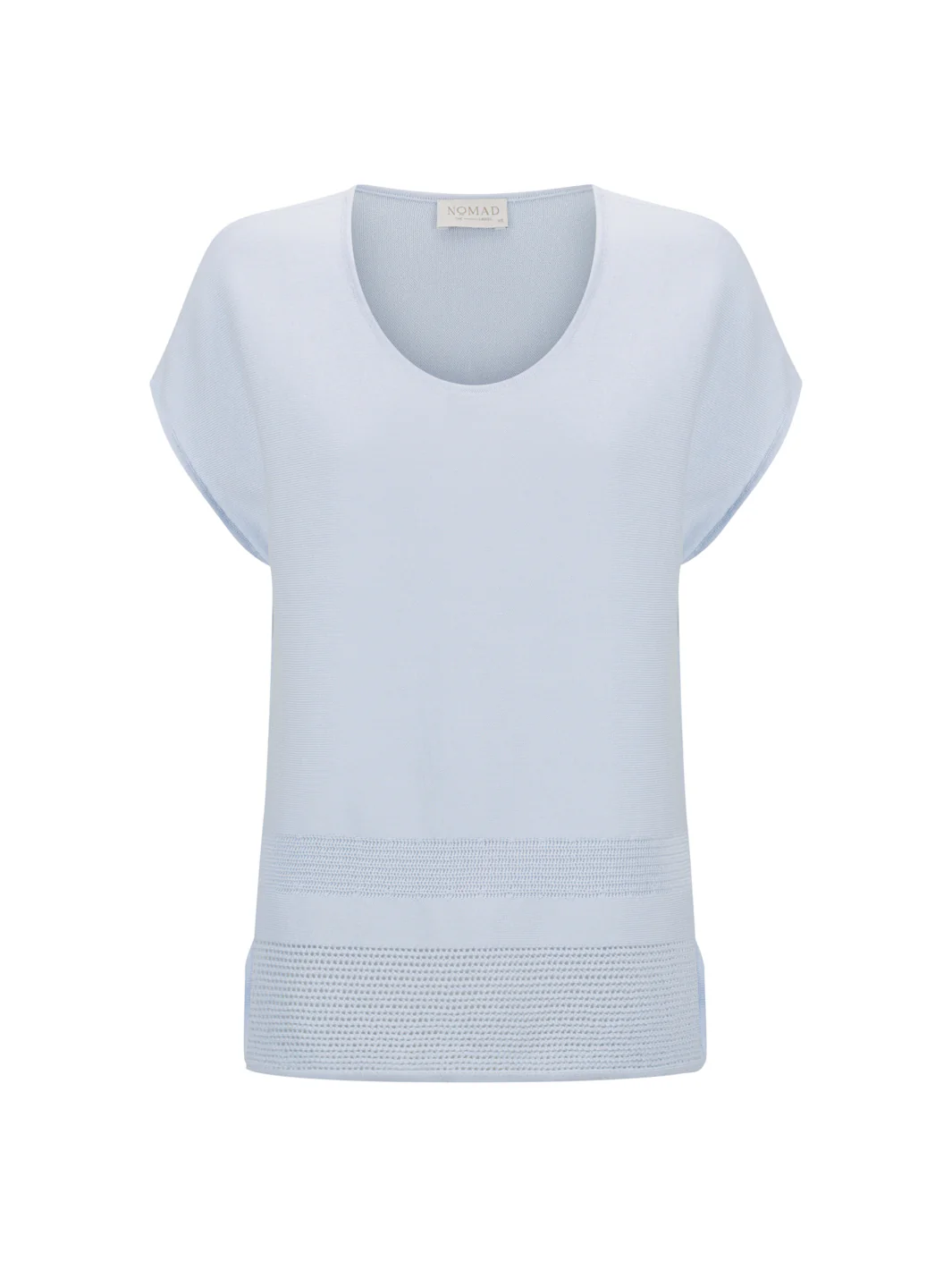 Sundown Cotton Knit Top Serene Blue - Image 8