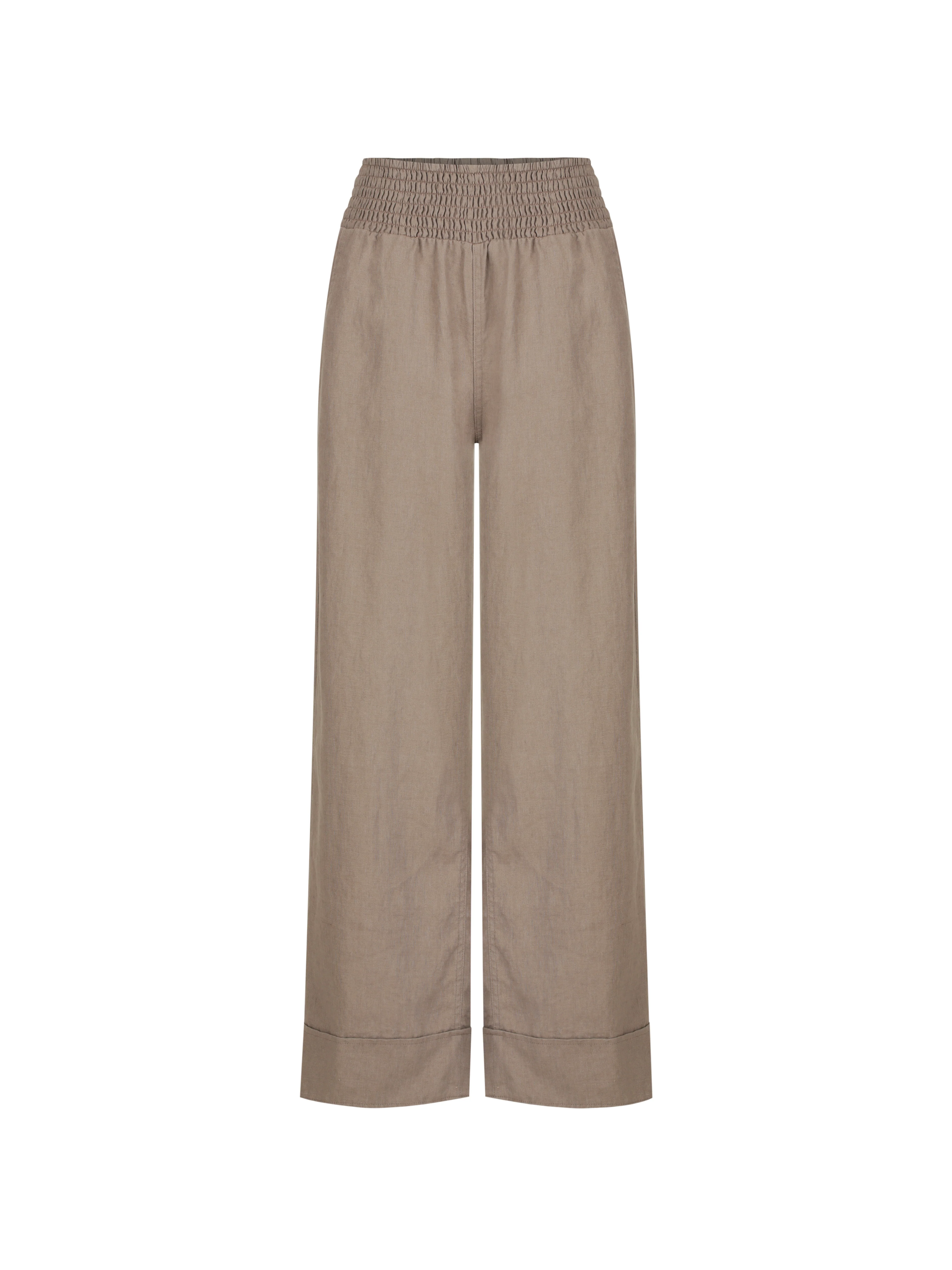 Yamba French Linen Pants Elm - Image 6