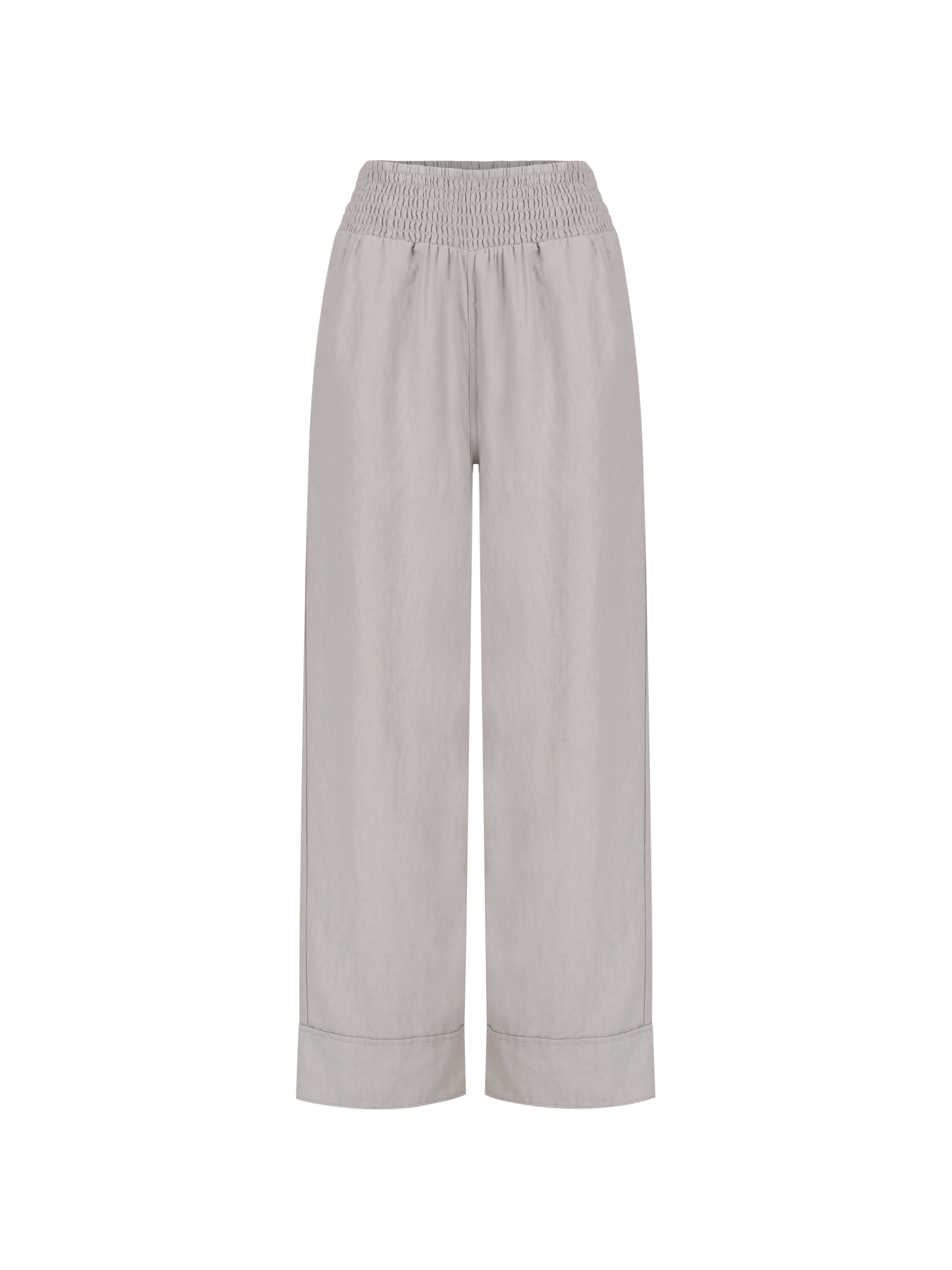 Yamba French Linen Pants Fog - Image 6