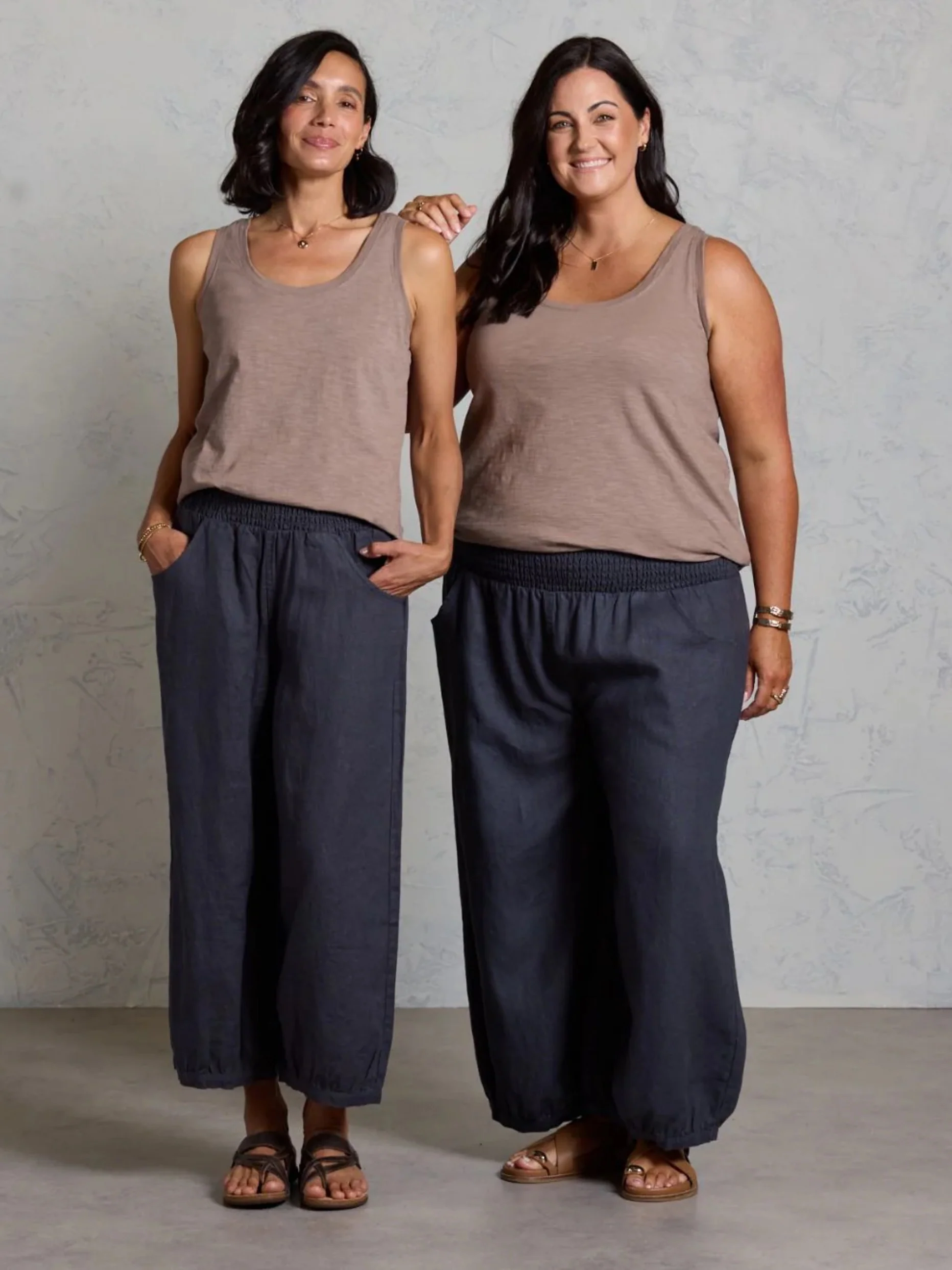 Yarra Cotton Tank Top Elm - Image 5